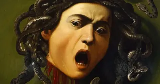 Shield with the Head of Medusa by Caravaggio