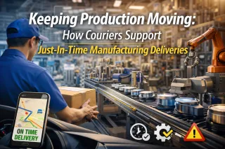 Keeping Production Moving: How Couriers Support Just-In-Time Manufacturing Deliveries