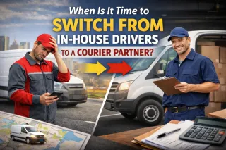 When to Switch from In-House Drivers to a Courier Partner (Cost, Risk, Scaling)