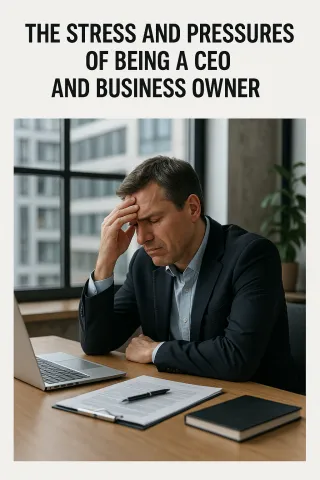 The Stress and Pressures of Being a CEO and Business Owner