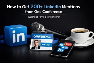 How to Get 200+ LinkedIn Mentions from One Conference (Without Paying Influencers)