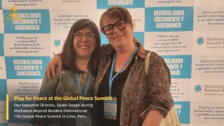 Play for Peace at the Global Peace Summit in Lima