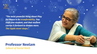 Professor Neelam’s Ripple of Peace