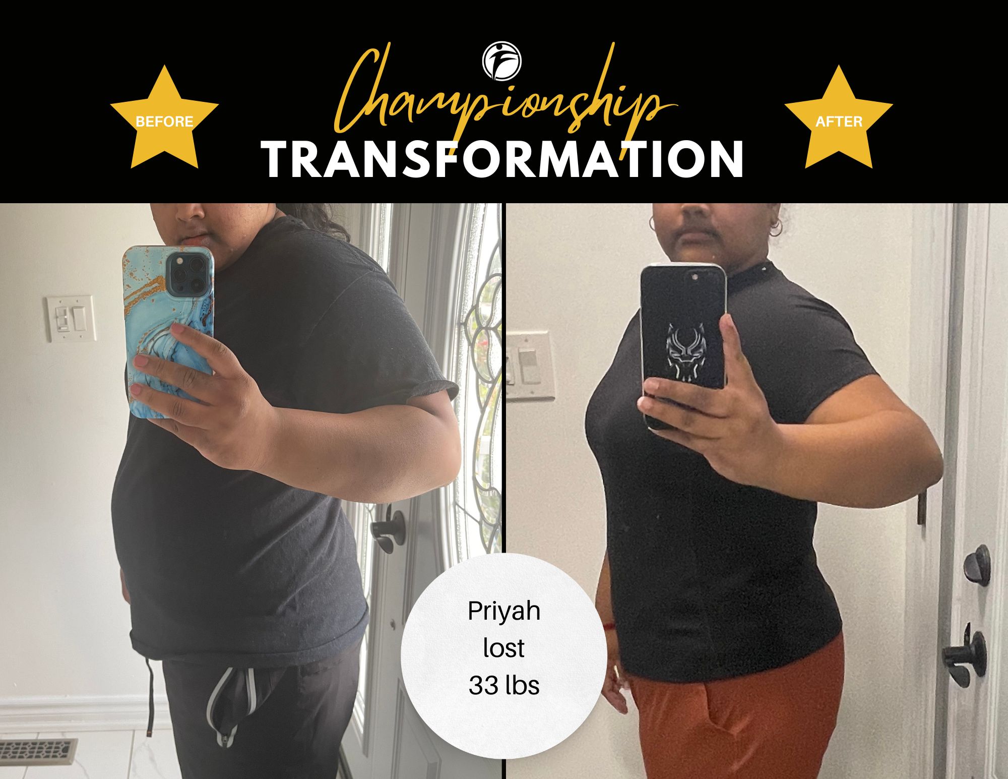 How Priyah Lost 33 Pounds and Built a Sustainable Fitness Routine at Fight Fitness