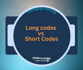 Long codes vs short codes