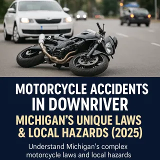 Motorcycle Accident Lawyers in Downriver MI | Michigan No-Fault Law & Local Dangers
