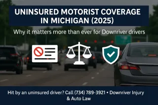 Uninsured Motorist Coverage Michigan (2025) | Downriver Injury

