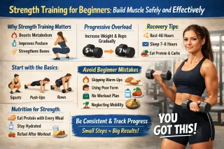 Strength Training for Beginners: Build Muscle Safely & Effectively