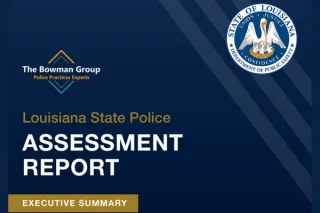 Louisiana State Police Assessment Report