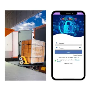 This truck lock did't need internet to open
