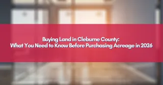 Buying Land in Cleburne County: What You Need to Know Before Purchasing Acreage in 2026