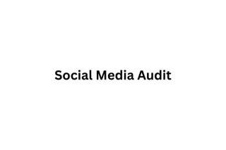 Social Media Audit