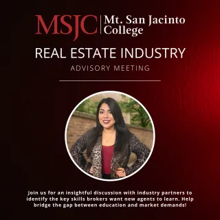 Mt. Saint Jacinto College Real Estate Advisory Meeting