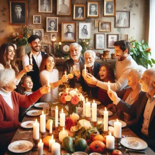 La Commémoration des Défunts : Un Lien Universel de Famille et de Partage
