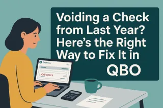 How to Handle Prior Period Checks in QuickBooks Without Voiding