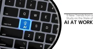 5 New Trends from a Study  on the State of AI at Work