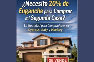 ¿Necesito 20% de enganche para comprar mi segunda casa en Cypress, Katy o Hockley?