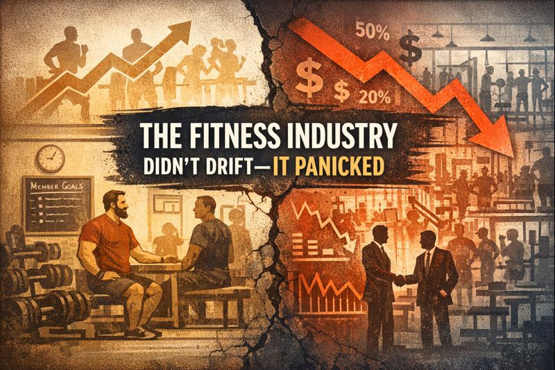 The Fitness Industry Didn’t Drift — It Panicked