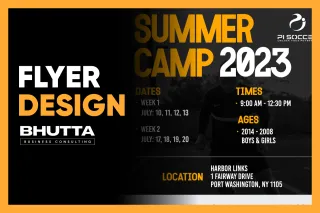 PI Soccer’s Summer Camp Flyer: Bringing the Excitement of Soccer to Life