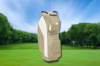 Spotlight on Performance: The TUMI Alpha Golf Cart Bag (Off White/Tan)