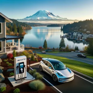 Get a Level 2 EV Charger Installed starting at $600 with Tacoma Power Rebate!