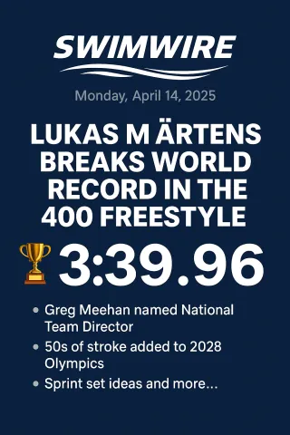 🔥 3:39.96 — Lukas Märtens Shatters a World Record in Stockholm