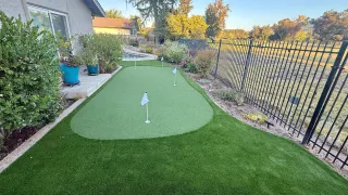 From Disappointment to Dream Yard: Replacing a Bad Flagstone Job with a Custom Putting Green in Lodi, CA
