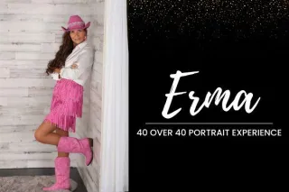 Erma H's 40 over 40 Portrait Experience