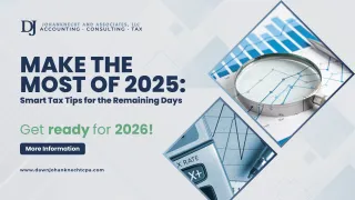 Make the Most of 2025: Smart Tax Tips for the Remaining Days + Get Ready for 2026