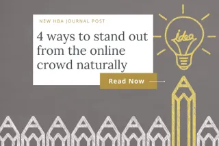 4 ways to stand out naturally online