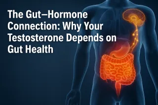 The Gut–Hormone Connection: Why Your Testosterone Depends on Gut Health