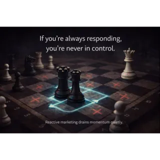 Stop Playing Defense: Why Reactive Marketing Never Pays Off