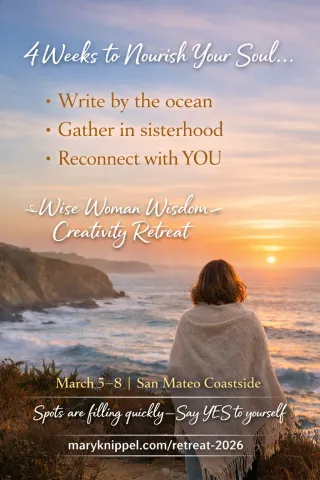 Four Weeks til Wise Woman Wisdom Creativity Retreat