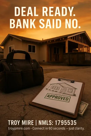 When the Bank Says No: Private Money Loans for California Investors