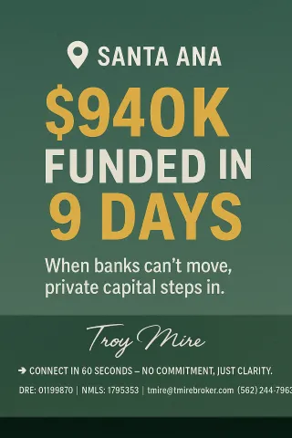 Santa Ana Equity Capital: Private Funding in Days, Not Weeks