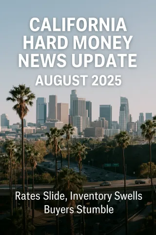 California Hard Money News Update — August 2025