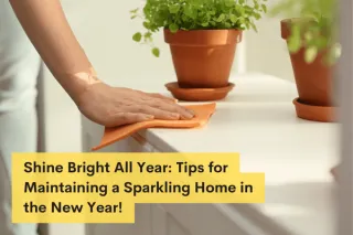 Shine Bright All Year: Tips for Maintaining a Sparkling Home in the New Year!