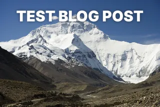Test Blog Post 1