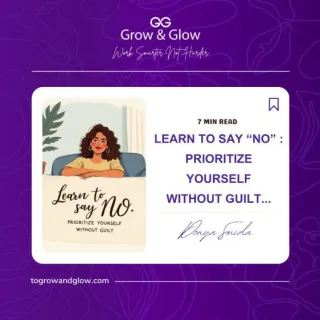 Take Control of Your Life: Learn to Say No