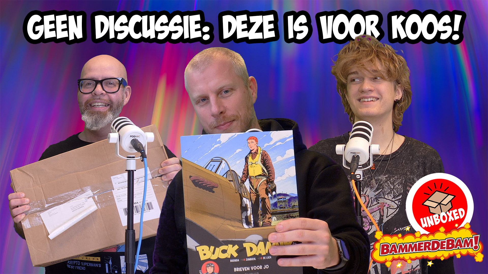 Verse Strips UNBOXED December 2025 & Januari 2026 – Met Koos, Bowi & Jacarrino