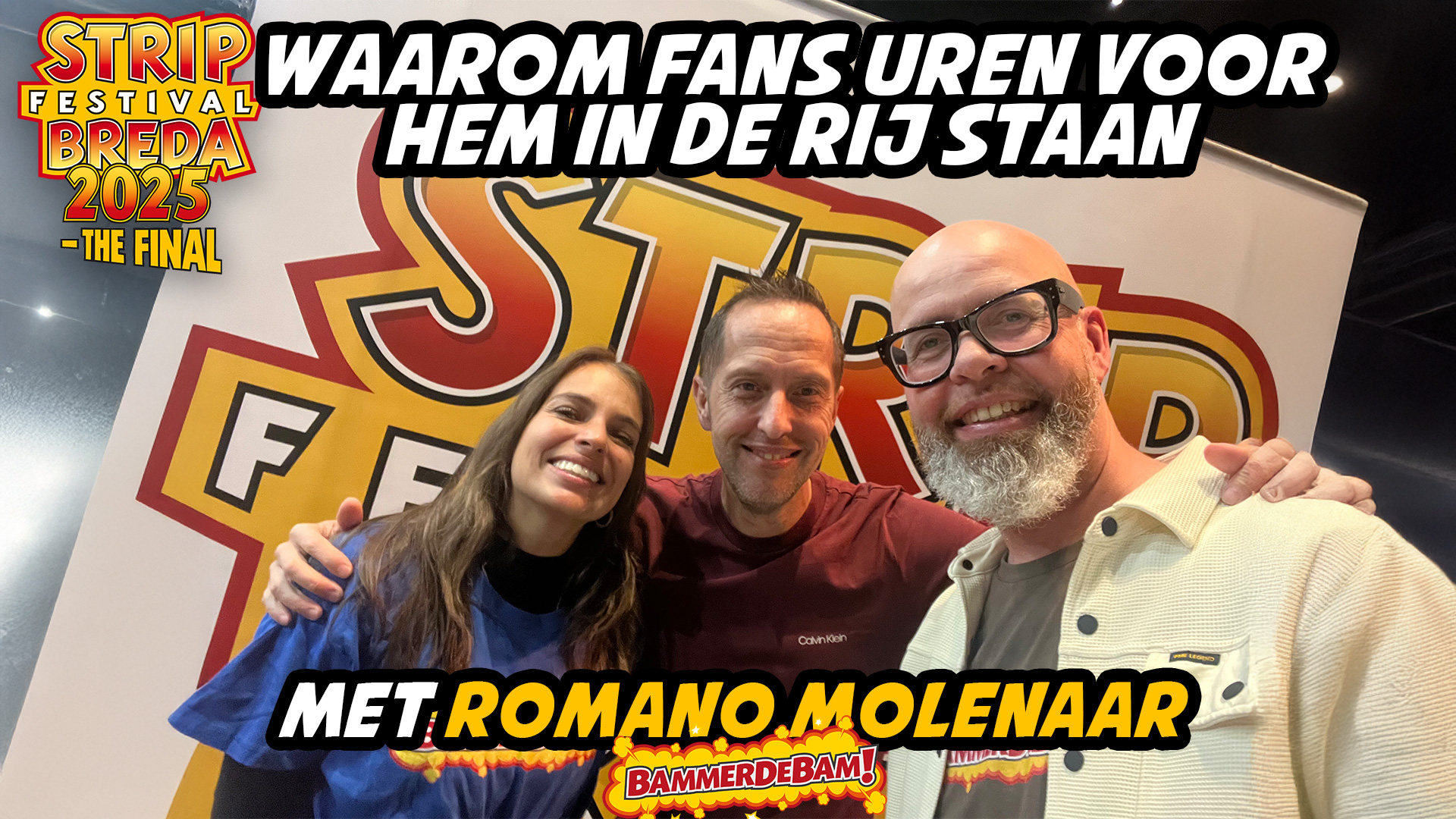 Romano Molenaar over Storm, Odys en leven voor de fans | Laatste Stripfestival Breda 2025