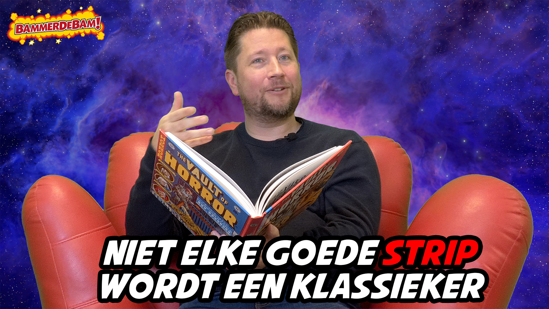 Van stripwinkel tot stripcanon – Bas Schuddeboom in De Rode Stoel