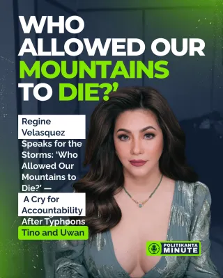 Regine Velasquez Speaks for the Storms: ‘Who Allowed Our Mountains to Die?’ — A Cry for Accountability After Typhoons Tino and Uwan