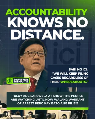 Accountability Knows No Distance’ — Pero Ba’t May Exempted?