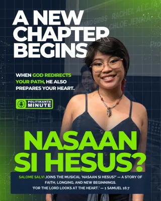 When God Redirects Your Story: Salome Salvi Steps Into the Singing Scene Through ‘Nasaan si Hesus?