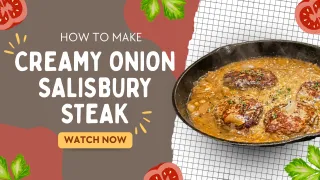 Creamy Onion Salisbury Steak (Protein-First Comfort Food for Metabolism & Hormones)