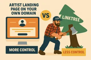 Own Your Turf: Secure Your Artist Landing Page & Capture Fans Today!