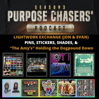 Lightwork Exchange: Dogs in a Pile Pins, Stickers & Artist Collabs | Purpose Chasers Spotlight