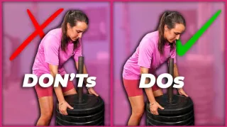 How to properly pick up weight plates and dumbbells