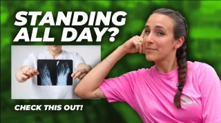 How to stand all day without foot pain for hairstylists. 